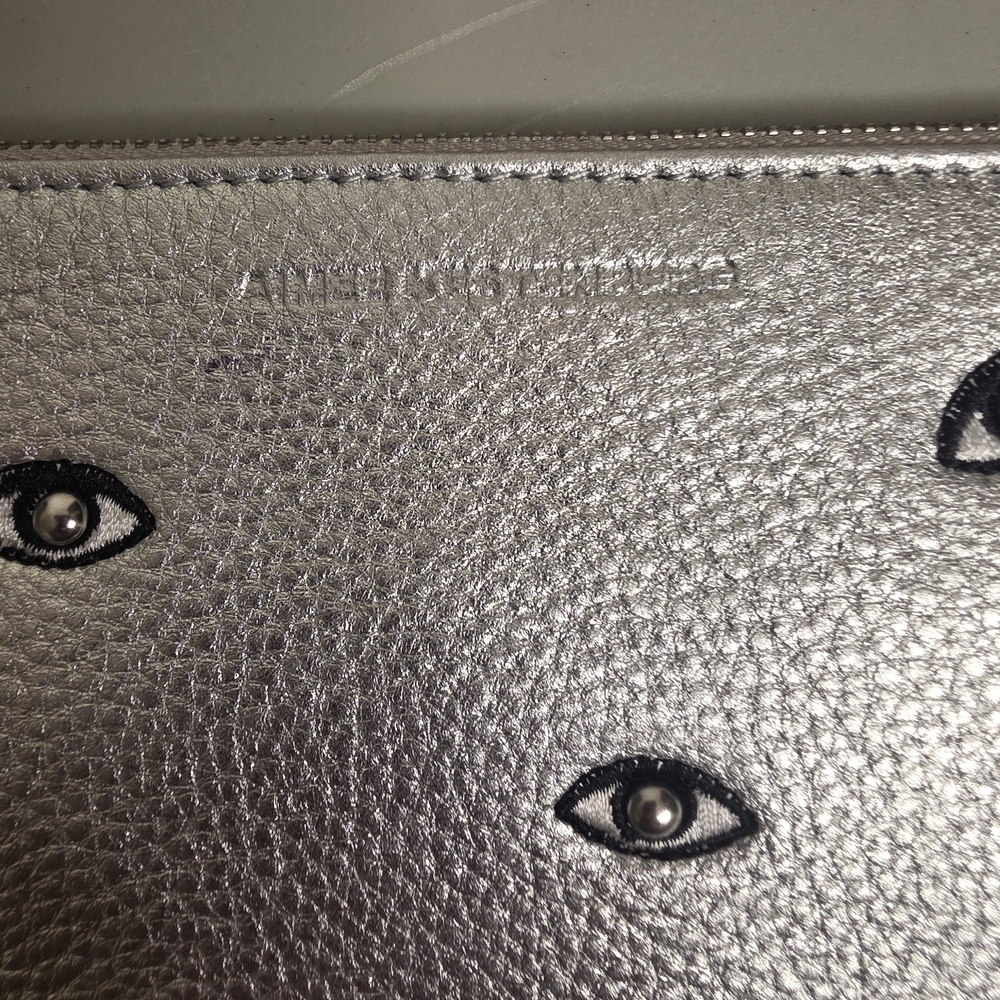 Aimee Kestenburg Clutch - Wristlet ,Evil Eye Mottif.  Excellent Condition - Picture 10 of 10